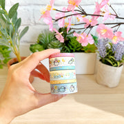 Washi Tape - Starry Slumber - Holo Gold Foil - Set of 6 - SumLilThings