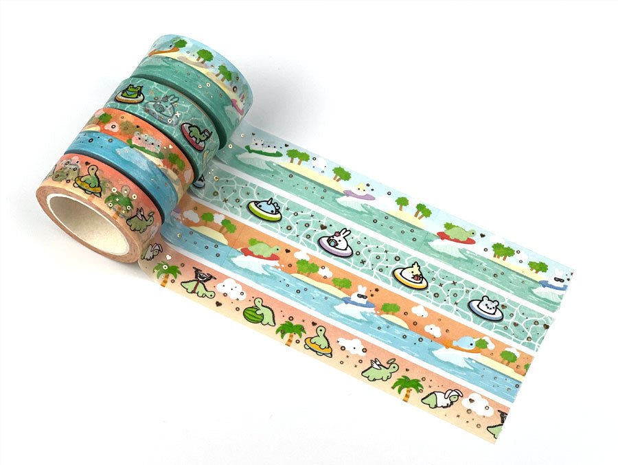 Washi Tape - SumNohThings - Gold Foil (Set of 4) - SumLilThings