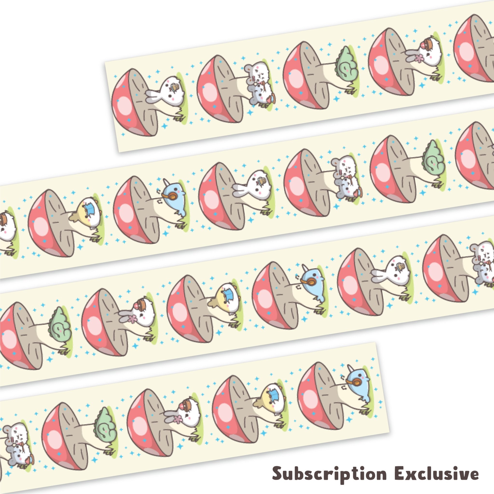 Washi Tape - Under the Mushroom (Subscription Exclusive) - SumLilThings