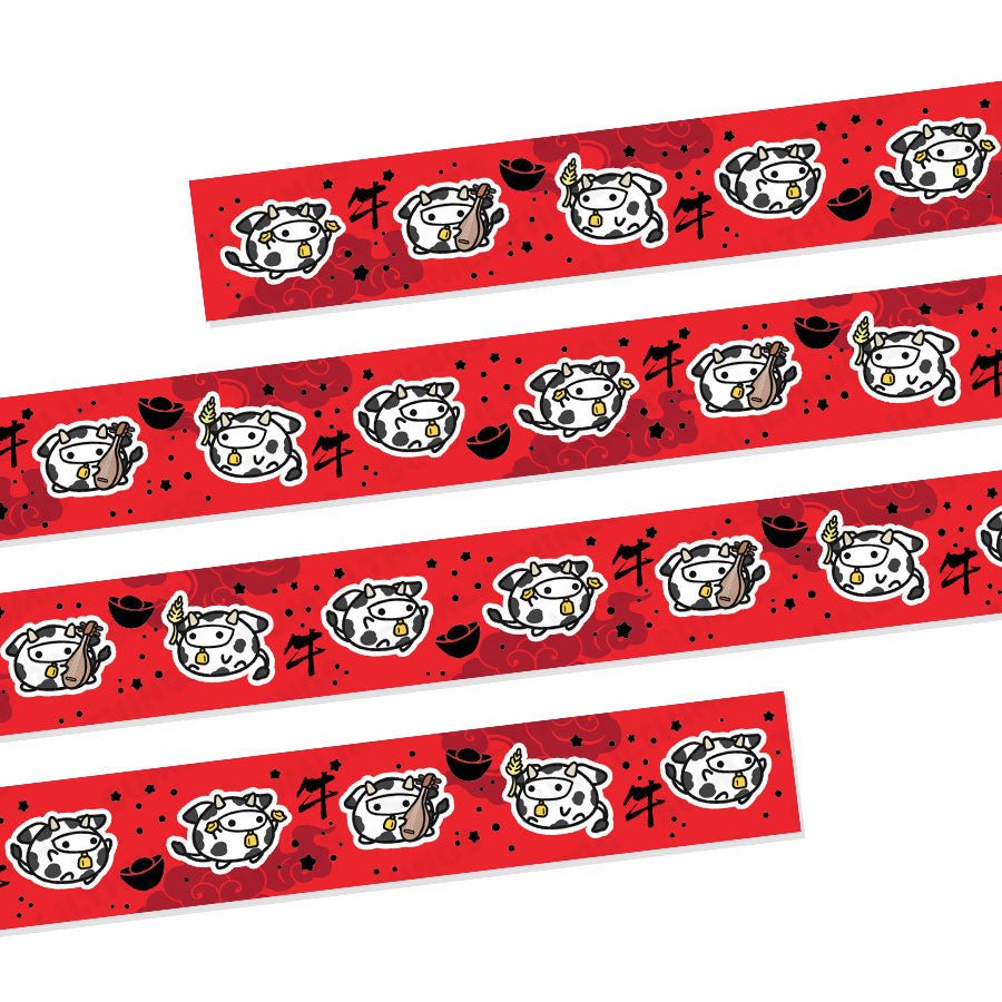 Washi Tape - Year of the Cow (15mm) - Gold Foil - SumLilThings