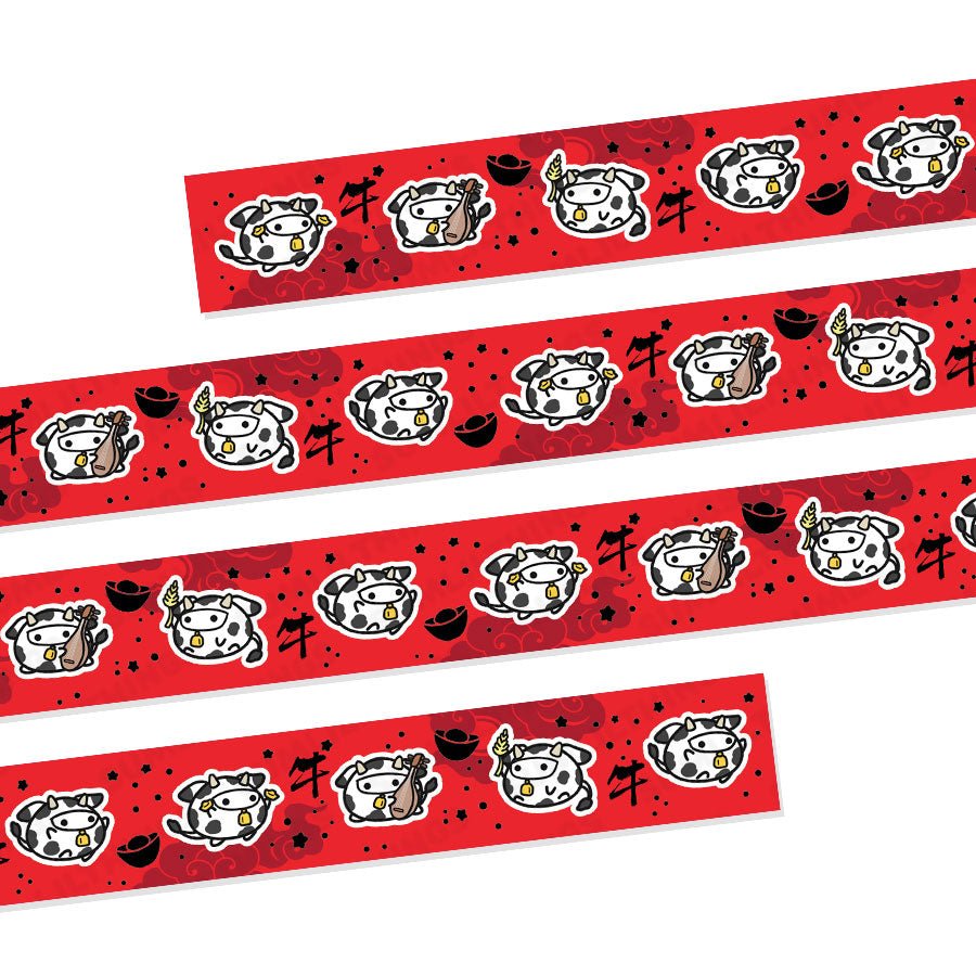 Washi Tape - Year of the Cow (15mm) - Gold Foil - SumLilThings