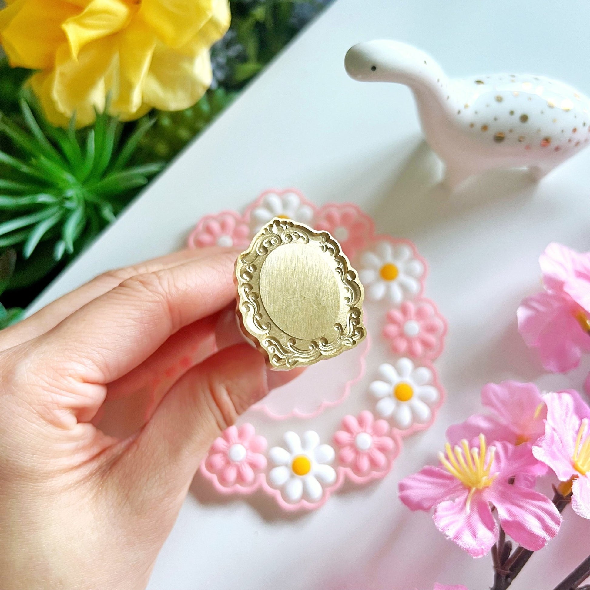 Wax Seal - Frame No. E Stamp - SumLilThings