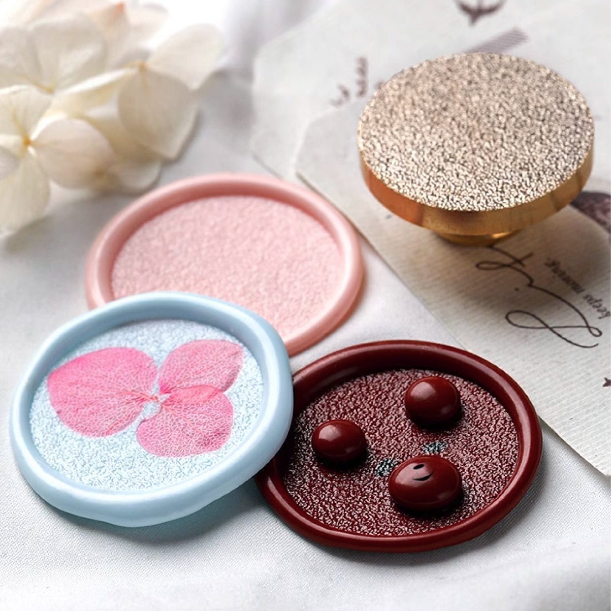 Wax Seal - Frosted Blank Stamp (3 Sizes) - SumLilThings