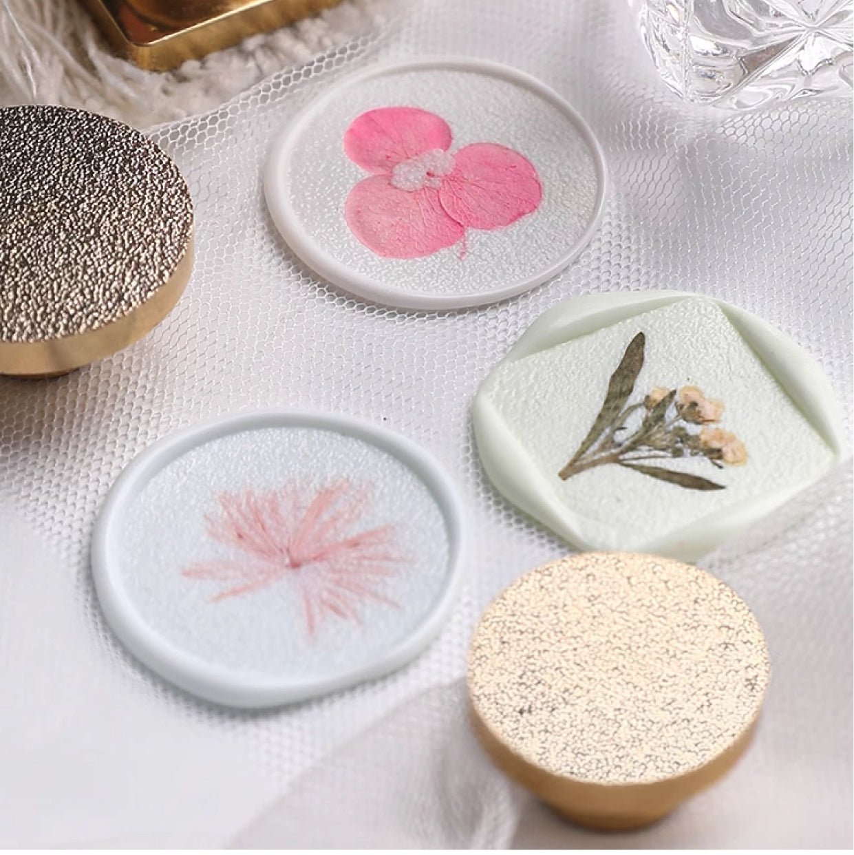 Wax Seal - Frosted Blank Stamp (3 Sizes) - SumLilThings