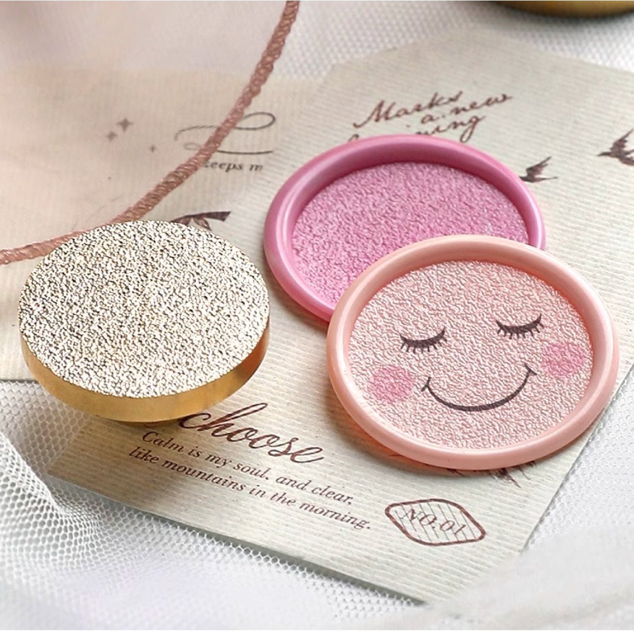 Wax Seal - Frosted Blank Stamp (3 Sizes) - SumLilThings