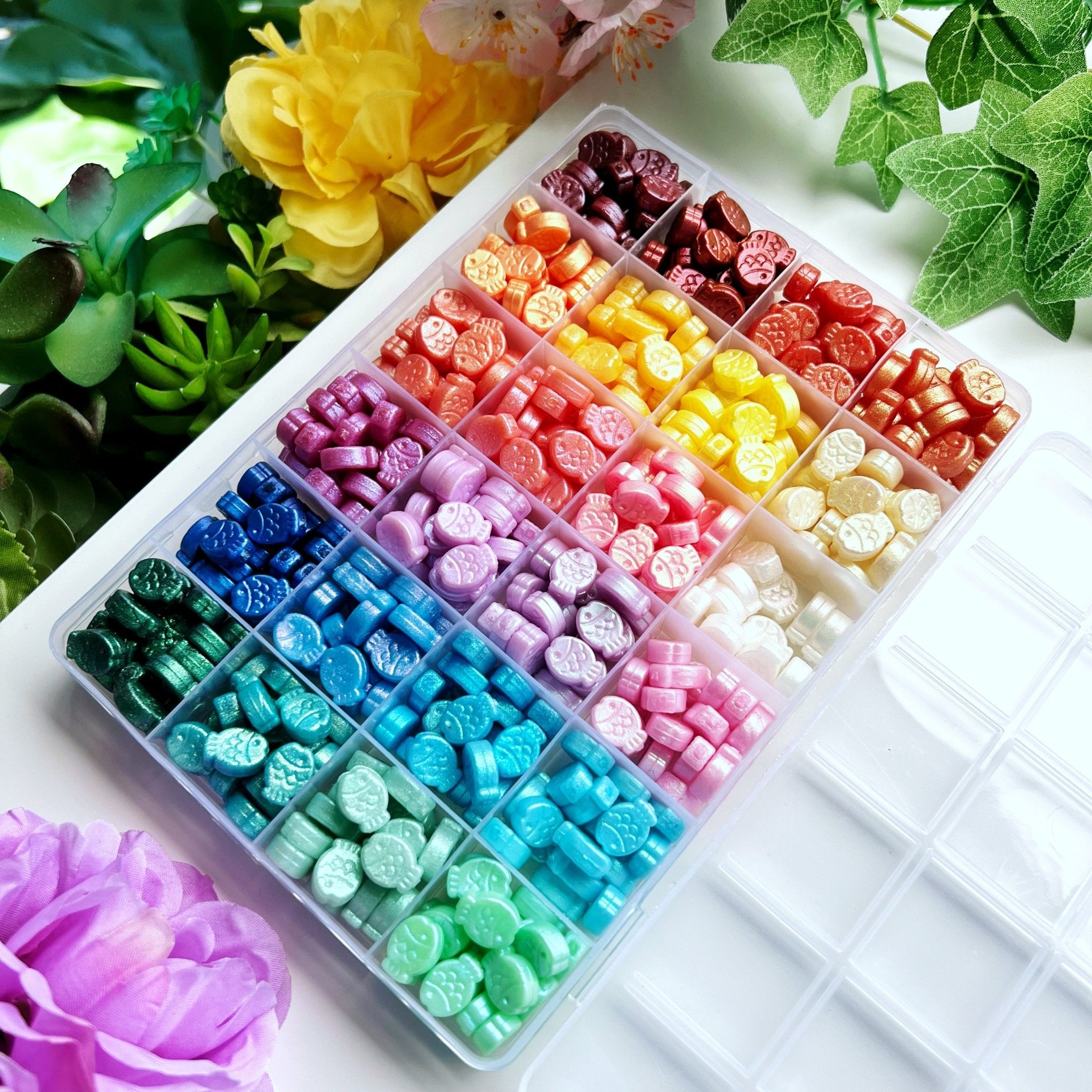Wax Seal - Little Fish Beads Set (24 Colors) - SumLilThings