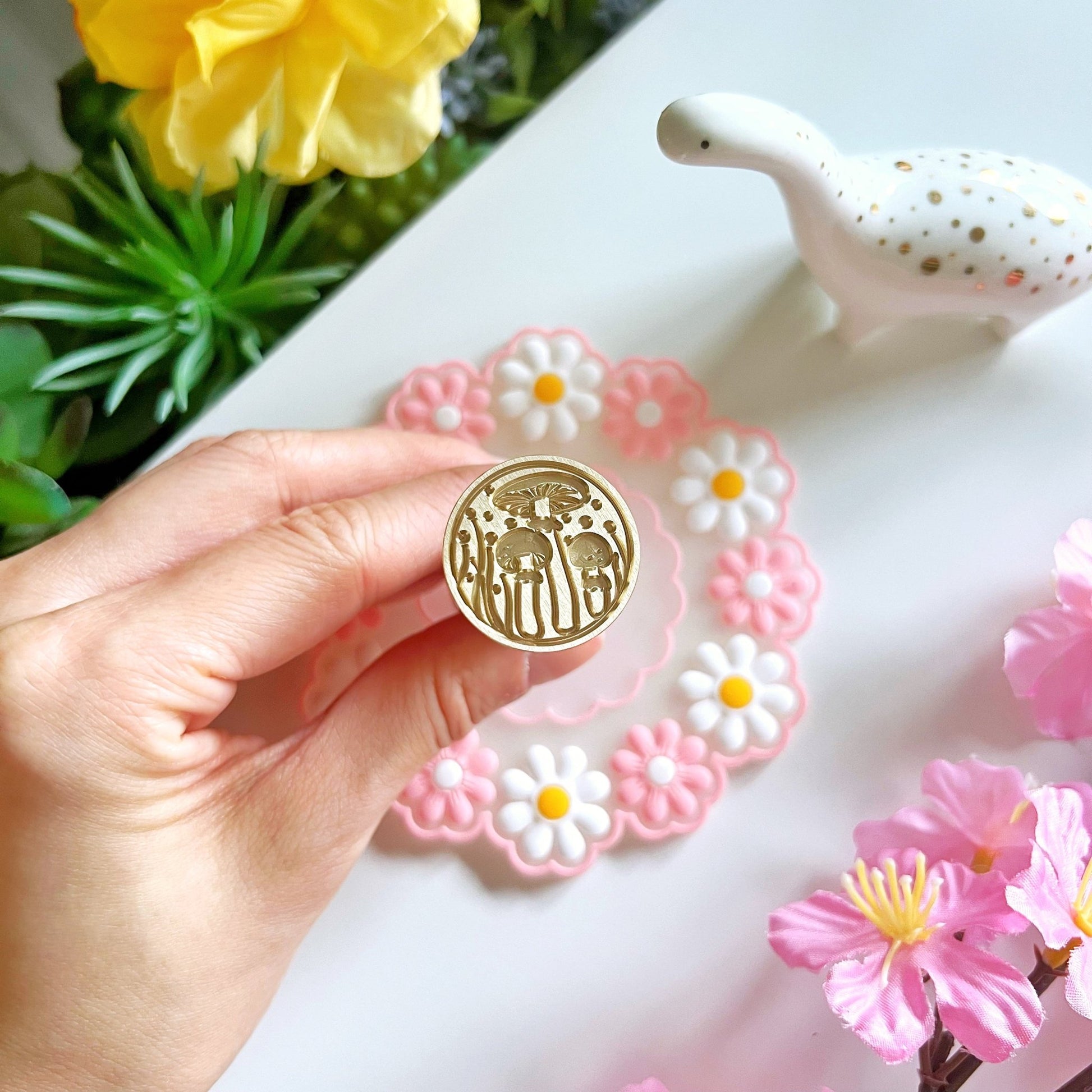 Wax Seal - Mushroom Forest Stamp (25mm) - SumLilThings