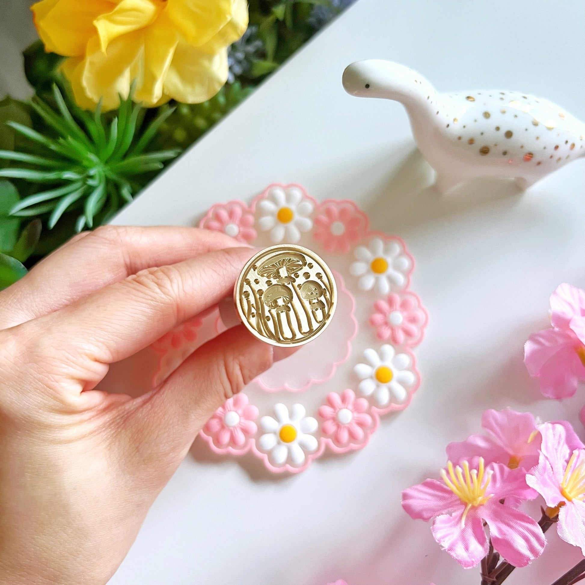 Wax Seal - Mushroom Forest Stamp (25mm) - SumLilThings