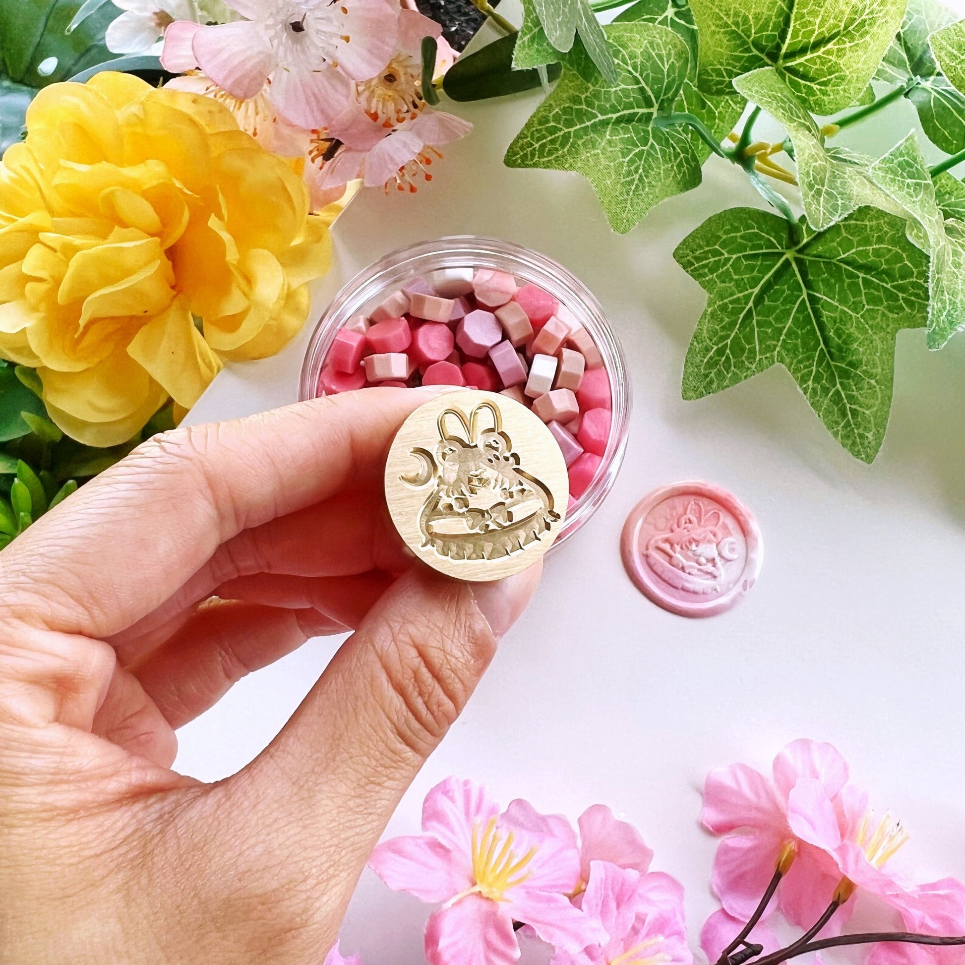 Wax Seal - Sailor Lil Moon (Stamp & Beads Set) - SumLilThings