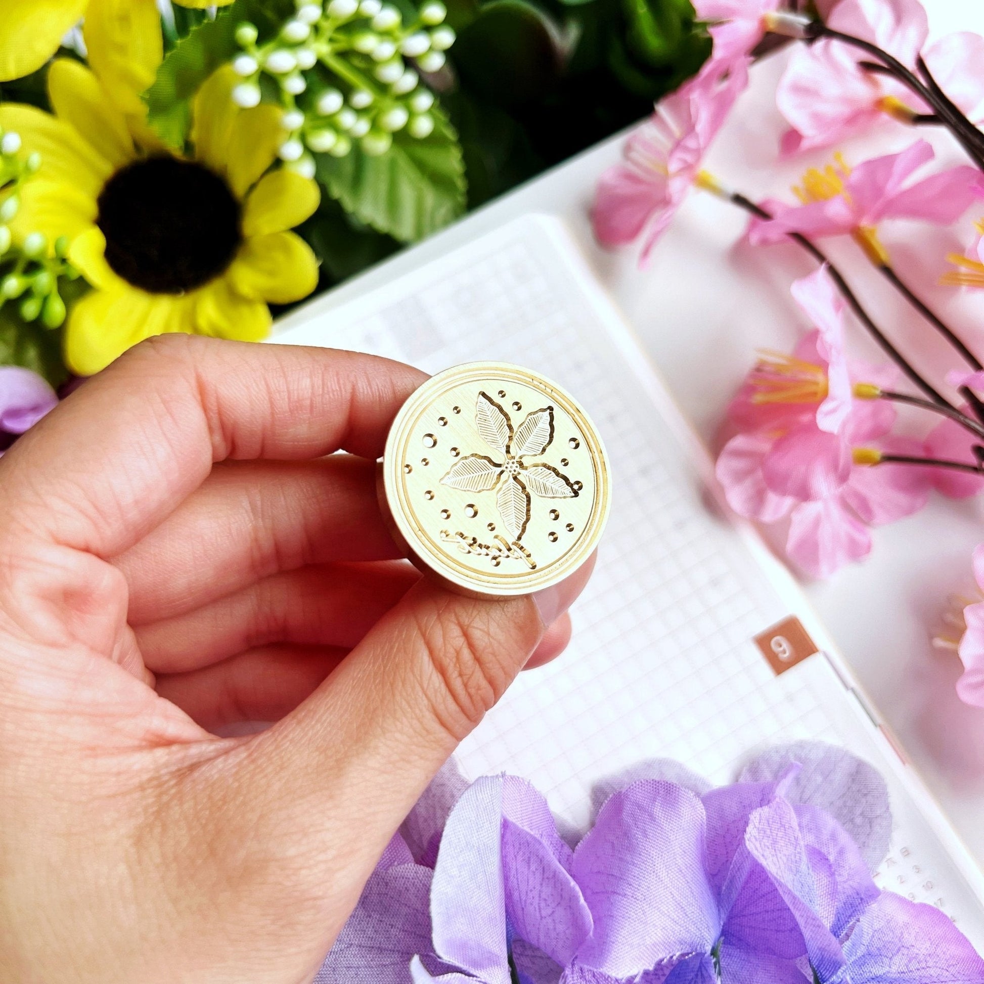 Wax Seal - Vintage Floral Stamp (30mm) - SumLilThings