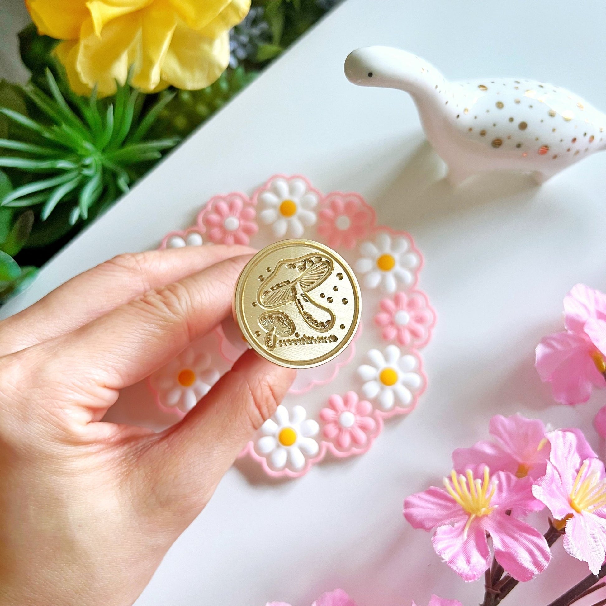 Wax Seal - Vintage Mushroom No. 1 (30mm) - SumLilThings