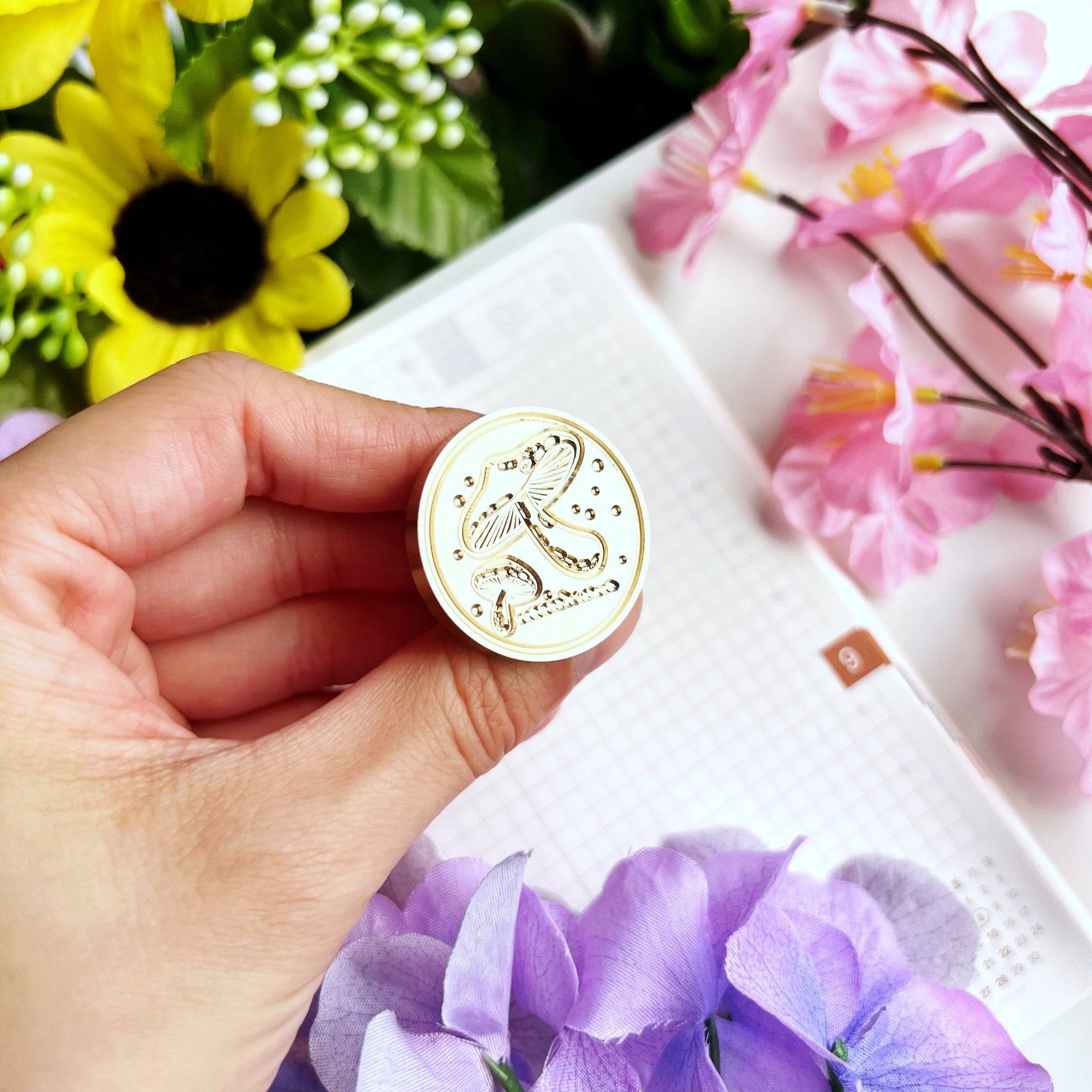 Wax Seal - Vintage Mushroom No. 1 (30mm) - SumLilThings