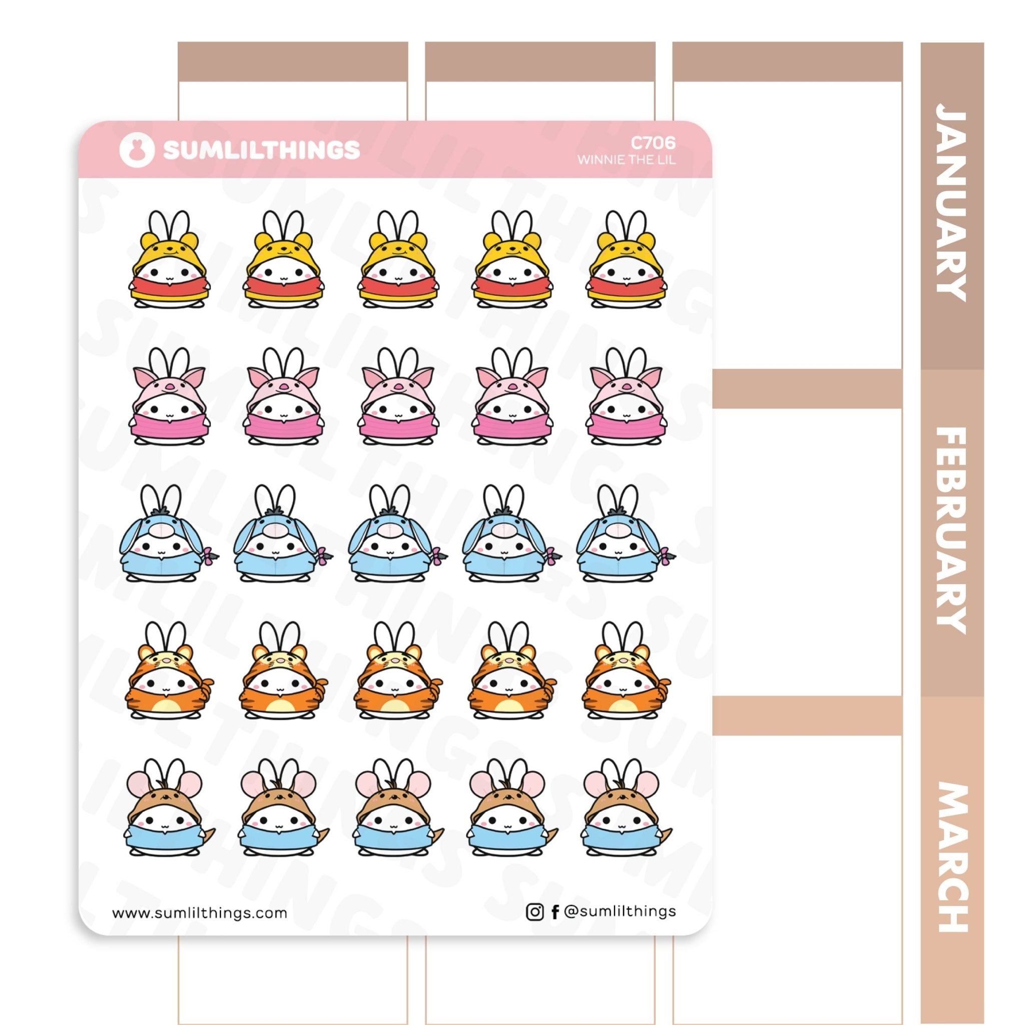 Winnie the Lil' Stickers – SumLilThings