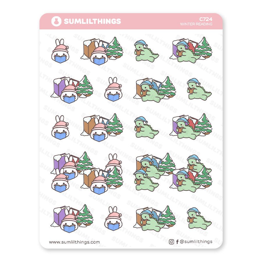 Winter Reading Stickers - SumLilThings