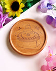 Wooden Coaster - Dimsum (Set of 2) - SumLilThings