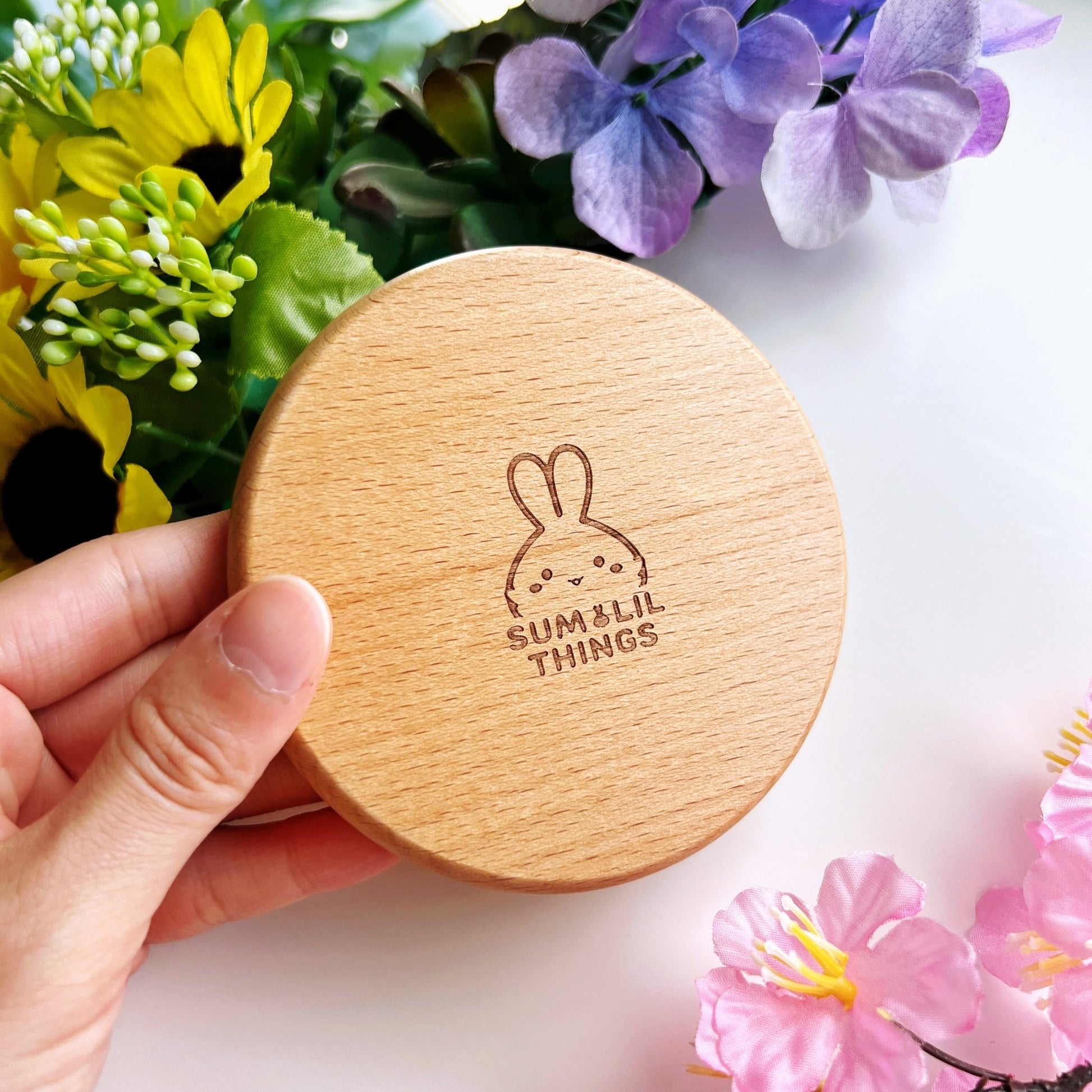 Wooden Coaster - Dimsum Steaming Lil - SumLilThings