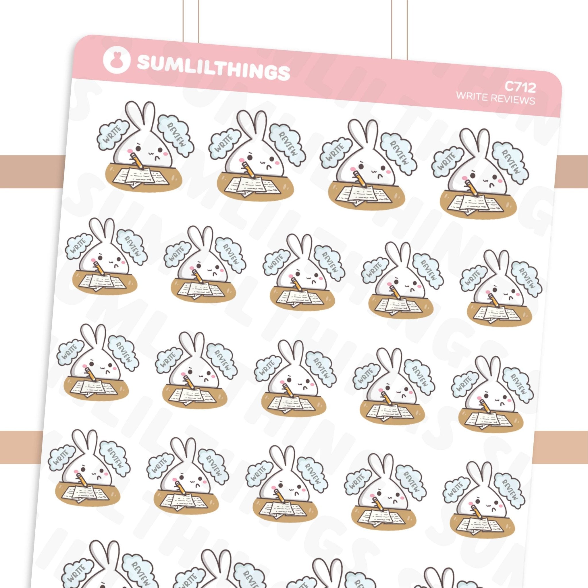 Write Lil&#39; Review Stickers - SumLilThings